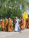 我院2009届毕业考察参学团朝礼龙门石窟