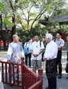 台湾中华佛教居士会陈声汉理事长、郑振煌教授来访我院