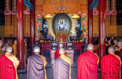 中国佛学院举行传印长老示寂三周年回向法会